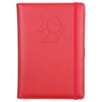 Diár POLY týždenný A5 2027 český - červená