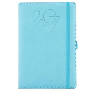 Diár POLY týždenný A5 2027 český - svetlo modrá