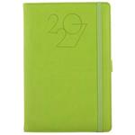 Diár POLY týždenný A5 2027 český - svetlo zelená