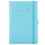 Diár POLY týždenný A5 2027 polský - svetlo modrá