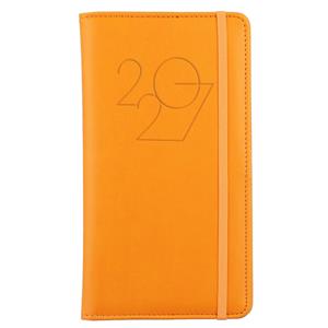 Diár POLY týždenný vreckový 2027 český - oranžová