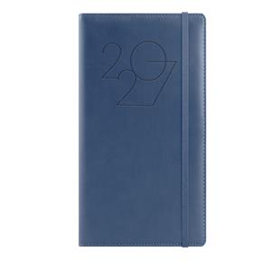 Diár POLY týždenný vreckový 2027 český - tmavo modrá