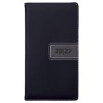 Diár RIGA týždenný vreckový 2027 polský - čierna/sivá