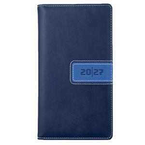 Diár RIGA týždenný vreckový 2027 polský - modrá