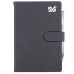 Diár SPLIT CRYSTAL denný B6 2025 - sivá