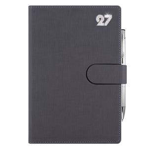 Diár SPLIT CRYSTAL týždenný A5 2027 český - sivá