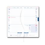 Diár SPLIT CRYSTAL týždenný vreckový 2026 slovenský - sivá