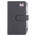 Diár SPLIT CRYSTAL týždenný vreckový 2026 slovenský - sivá