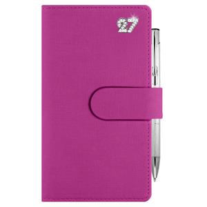 Diár SPLIT CRYSTAL týždenný vreckový 2027 slovenský - fuchsiová