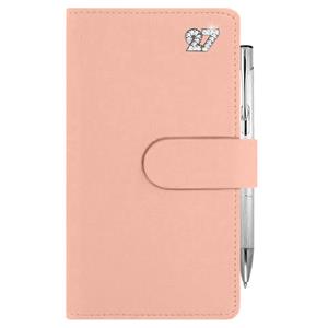 Diár SPLIT CRYSTAL týždenný vreckový 2027 slovenský - svetlo ružová