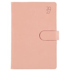 Diár SPLIT denný B6 2027 - svetlo ružová