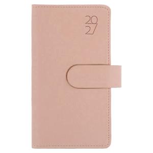 Diár SPLIT týždenný vreckový 2027 český - svetlo ružová