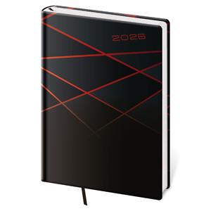 Diár týždenný A5 2026 Vario - Black Design