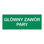 GŁÓWNY ZAWÓR PARY, płyta PVC 2 mm z dziurkami, 210x80 mm