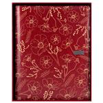 GEP DESIGN konferenčné dosky v darčekovej krabičke bordó - kvety s čistým blokom