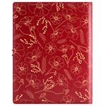 GEP DESIGN konferenčné dosky v darčekovej krabičke bordó - kvety s linkovaným blokom