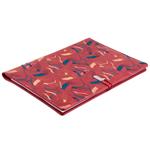 GEP DESIGN konferenčné dosky v darčekovej krabičke bordó - Žeriav so štvorčekovým blokom blokom