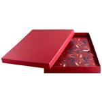 GEP DESIGN konferenčné dosky v darčekovej krabičke bordová - Žeriav s bodkovaným blokom