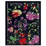 GEP DESIGN konferenčné dosky v darčekovej krabičke čiernej - kvety s bodkovaným blokom - recyklovaná koženka