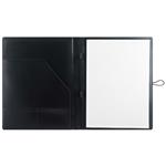 GEP DESIGN konferenčné dosky v darčekovej krabičke čiernej - Líška so štvorčekovým blokom blokom - recyklovaná koženka