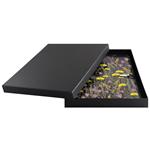 GEP DESIGN konferenčné dosky v darčekovej krabičke čiernej - Lúka s bodkovaným blokom - recyklovaná koženka