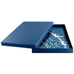 GEP DESIGN konferenčné dosky v darčekovej krabičke modrej - ornament s bodkovaným blokom