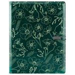 GEP DESIGN konferenčné dosky v darčekovej krabičke zelenej - Kvety s bodkovaným blokom
