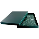 GEP DESIGN konferenčné dosky v darčekovej krabičke zelenej - Kvety s čistým blokom