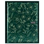 GEP DESIGN konferenčné dosky v darčekovej krabičke zelenej - Kvety s čistým blokom