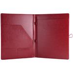 GEP konferenčné dosky v darčekove krabičke bordó s bodkovaným blokom