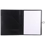 GEP konferenčné dosky v darčekove krabičke čierne s linkovaným blokom - recyklovaná koženka