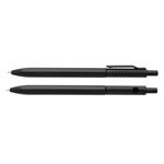 Guľôčkové plastové pero Mango - čierna