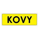 KOVY, Samolepka 290x100 mm