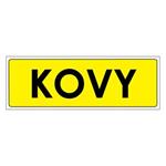 KOVY, Samolepka 290x100 mm