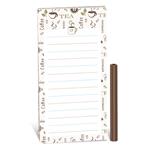 Magnetický blok s ceruzkou 7 x 14 cm - MIX balenie po 10 ks