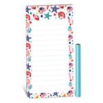 Magnetický blok s ceruzkou 7 x 14 cm - MIX balenie po 10 ks