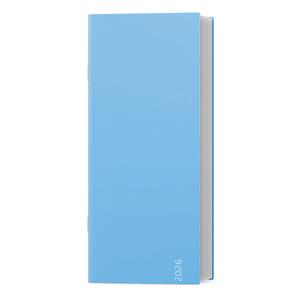 Mesačný diár 2026 Božka Color vreckový - Bledo modrá