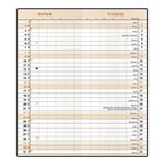 Mesačný diár 2026 Božka Color vreckový- Okrová