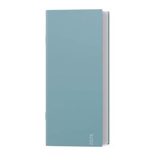 Mesačný diár 2026 Božka Color vreckový - Šedomodrá