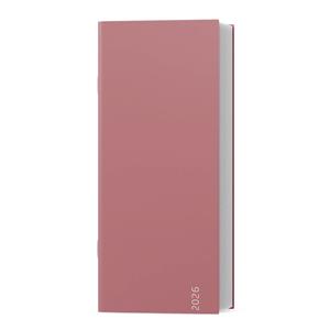 Mesačný diár 2026 Božka Color vreckový - Staroružová