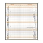 Mesačný diár 2026 Božka PVC vreckový - bordó