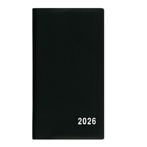 Mesačný diár 2026 Františka PVC vreckový - čierna