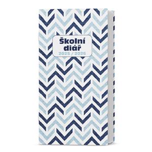 Mesačný diár 2026 Klára Lamino vreckový - Modr