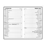 Mesačný diár 2026 Marika PVC vreckový-bordó