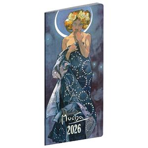 Mesačný diár 2026 plánovací vreckový - Alfons Mucha