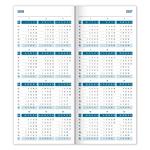 Mesačný diár 2026 plánovací vreckový - Fialové kvety