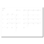 Mesačný diár 2026 slovenský s poznámkovým blokom Carus A5 - hnedá