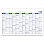 Nástenná plánovacia mapa 2026 PL - 100 x 63 cm - modrá