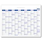 Nástenná plánovacia mapa 2026 PL - 100 x 80 cm - modrá