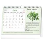 Nástenný aj stolový kalendár 2026 Mesačný plánovací so semienkami a háčikom